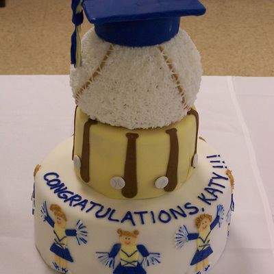 Softball / Cheerleading Graduation Cake