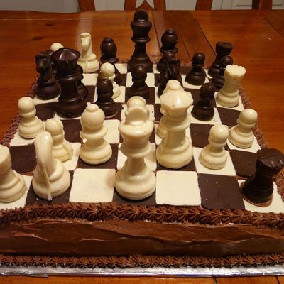 Chess Birthday Cake