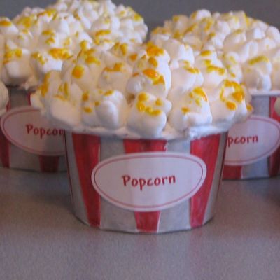 Popcorn Cupcakes