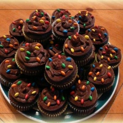 M&m Cupcakes