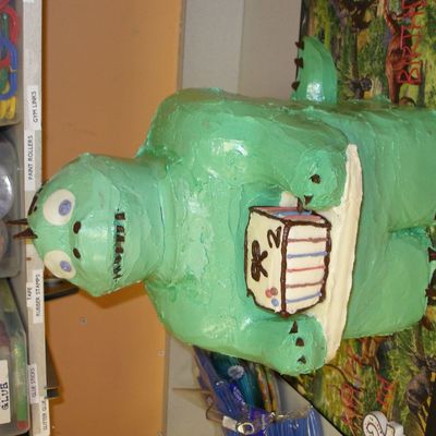 Dinosaur/monster 2Nd Birthday Cake
