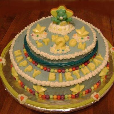 Lyndon's Care Bear Birthday Cake