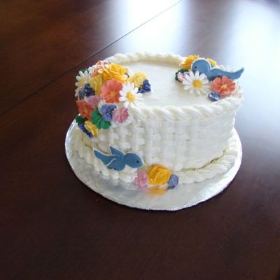 Wilton Coarse 2 Basketweave Cake