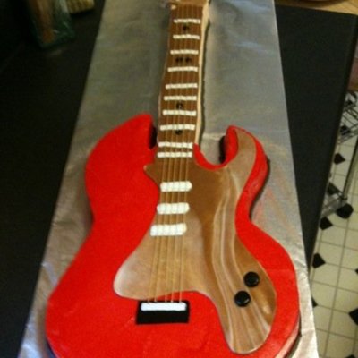 Red Electric Guitar