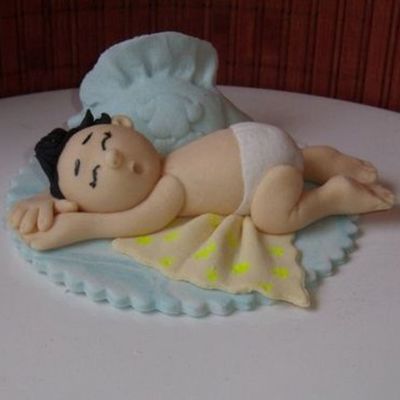 Baby Boy Cake Topper