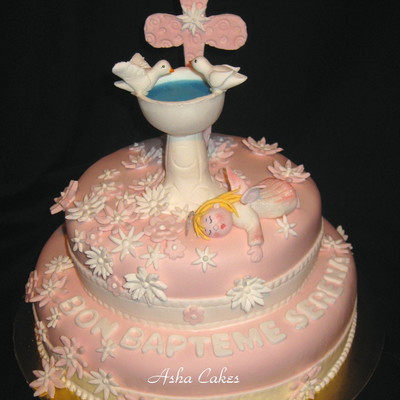 Christening Cake For Serena
