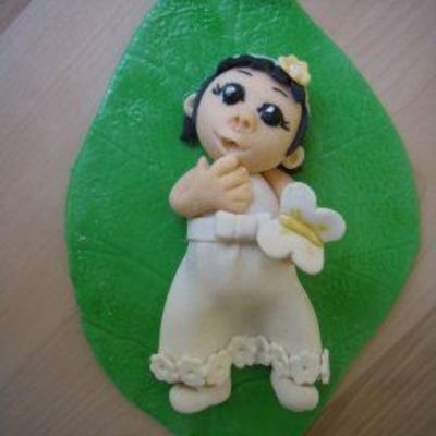 Little Girl Cake Topper