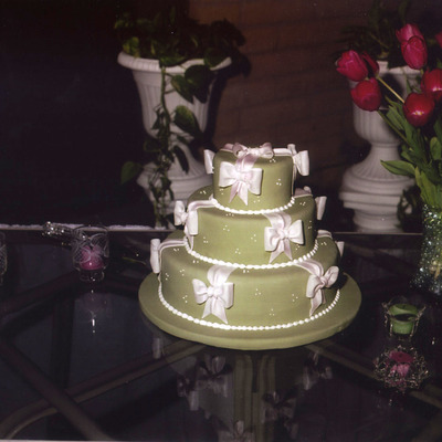 Green Wedding Cake