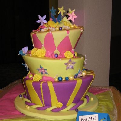 Mad Hatter Party Cake