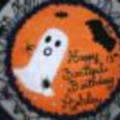 Ashley's Halloween-Birthday Cake