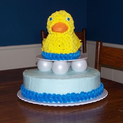 Rubber Duck Baby Shower Cake