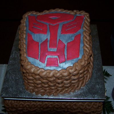 Autobot Grooms Cake