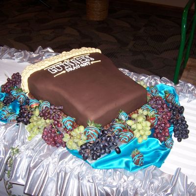 Pint Of Guiness Grooms Cake