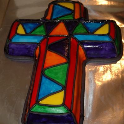 Stain Glass Cross