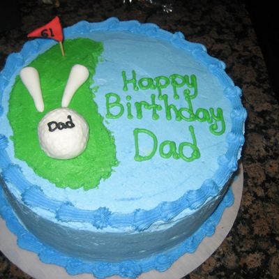 Golf Birthday Cake
