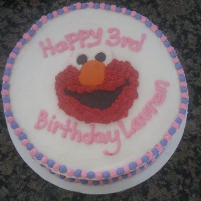 Elmo Birthday Cake