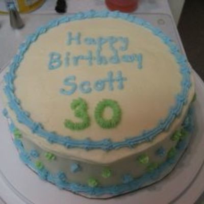 Husbands 30Th B-Day Cake