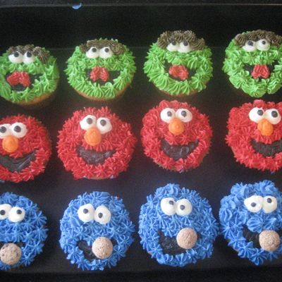 Sesame Street Cupcakes