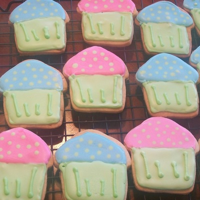 Birthday Cupcake Cookies