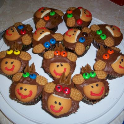 Monkey Cupcakes