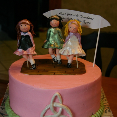Irish Step Dancing Cake