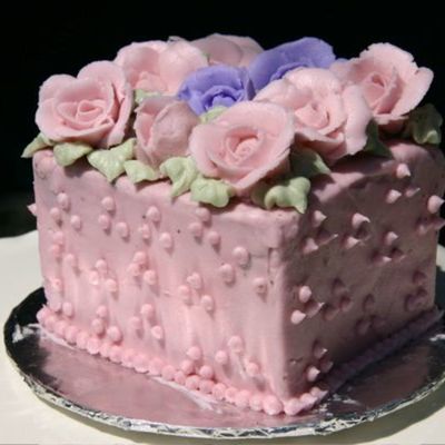 Mini Pink Birthday Cake