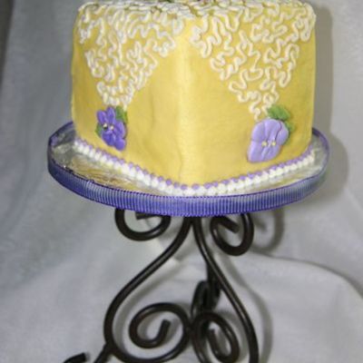 Mini Yellow With Violets