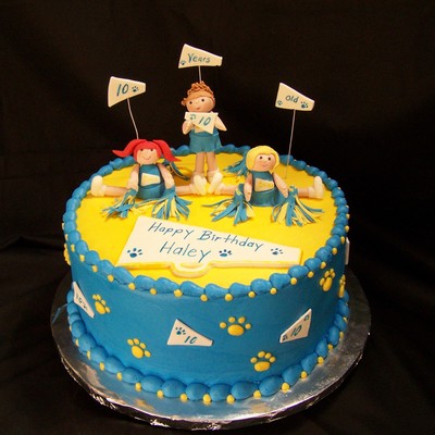 Cheerleader Cake