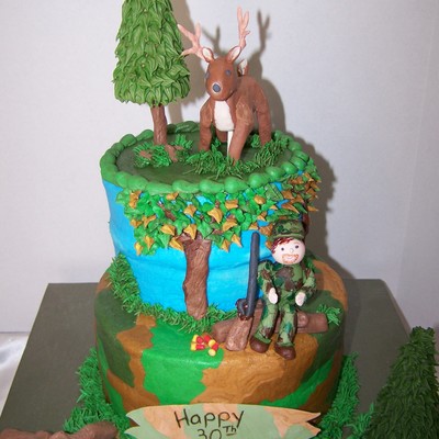 Deer Hunting Cake