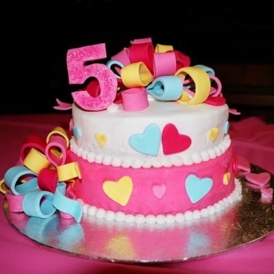 Heart Birthday Cake