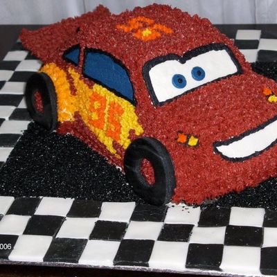 Lightning Mcqueen Cake