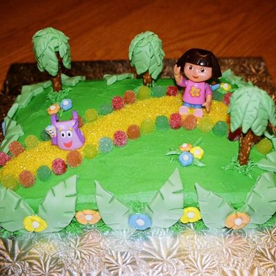 Dora Birthday Cake