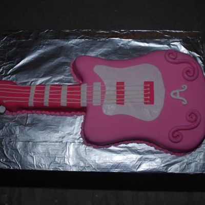 Pink Electric Guitar