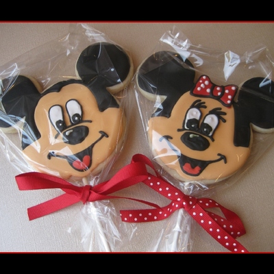 Mickey & Minnie Cookies