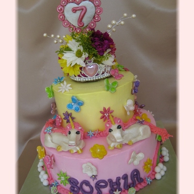 Unicorn Ice Cream Cake