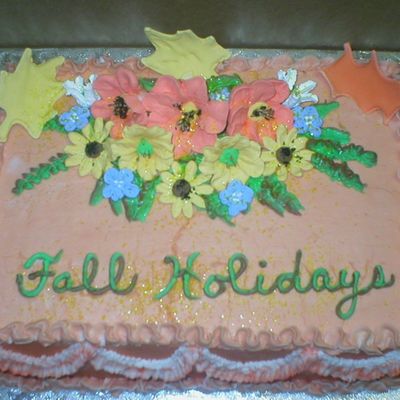 Fall Holidays Cake