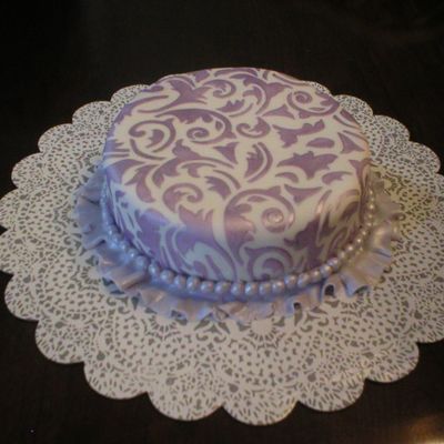 Embossed Fondant - Purple