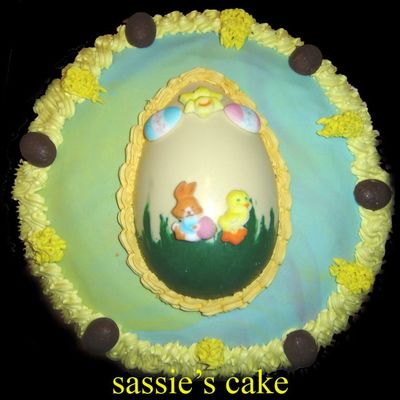 Easter Egg Cake
