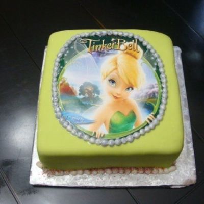 Tinkerbell Photo Cake