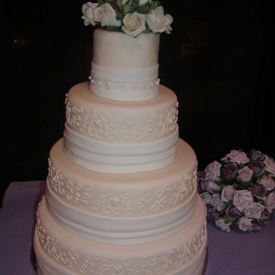 Ivory And Purple Wedding