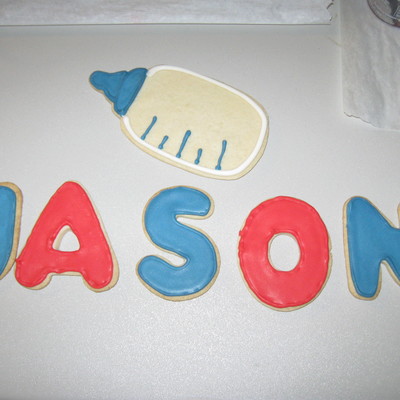 Baby Boy Cookies
