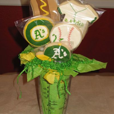 Oakland A's Cookies