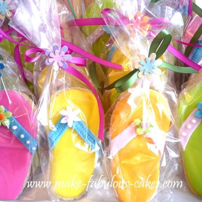Flip Flop Cookies