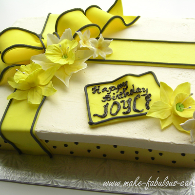 Yellow Ribbon Gift Box