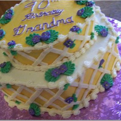 My Grandmother's 90Th Birthday Cake