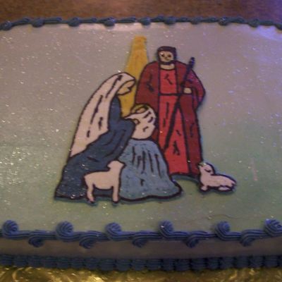 Nativity Cake