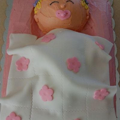 Sleeping Baby Doll Cake