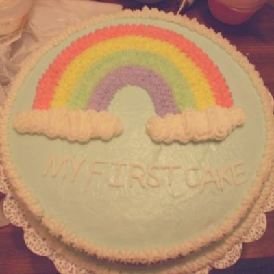 My 1St Cake From Wilton Course 1