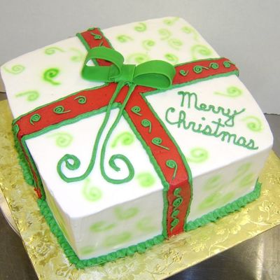Green Christmas Package