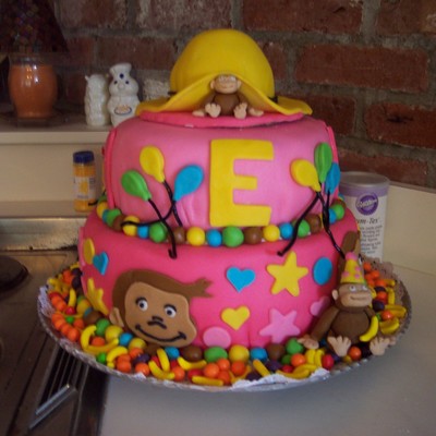 Courious George Cake